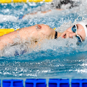 Alessandra Mao of Team Veneto competes in the 200m Freestyle Women Final during the Italian spring swimming championships at Stadio del Nuoto in Riccione (Italy), April 14, 2025.